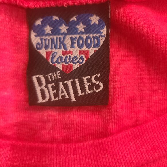 VINTAGE 2005 Beatles Red T Shirt Sz L - Picture 3 of 6